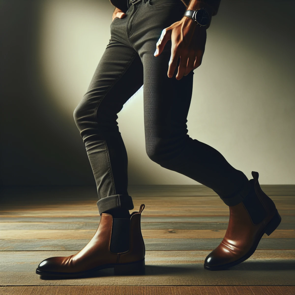 how to match chelsea boots with pants men