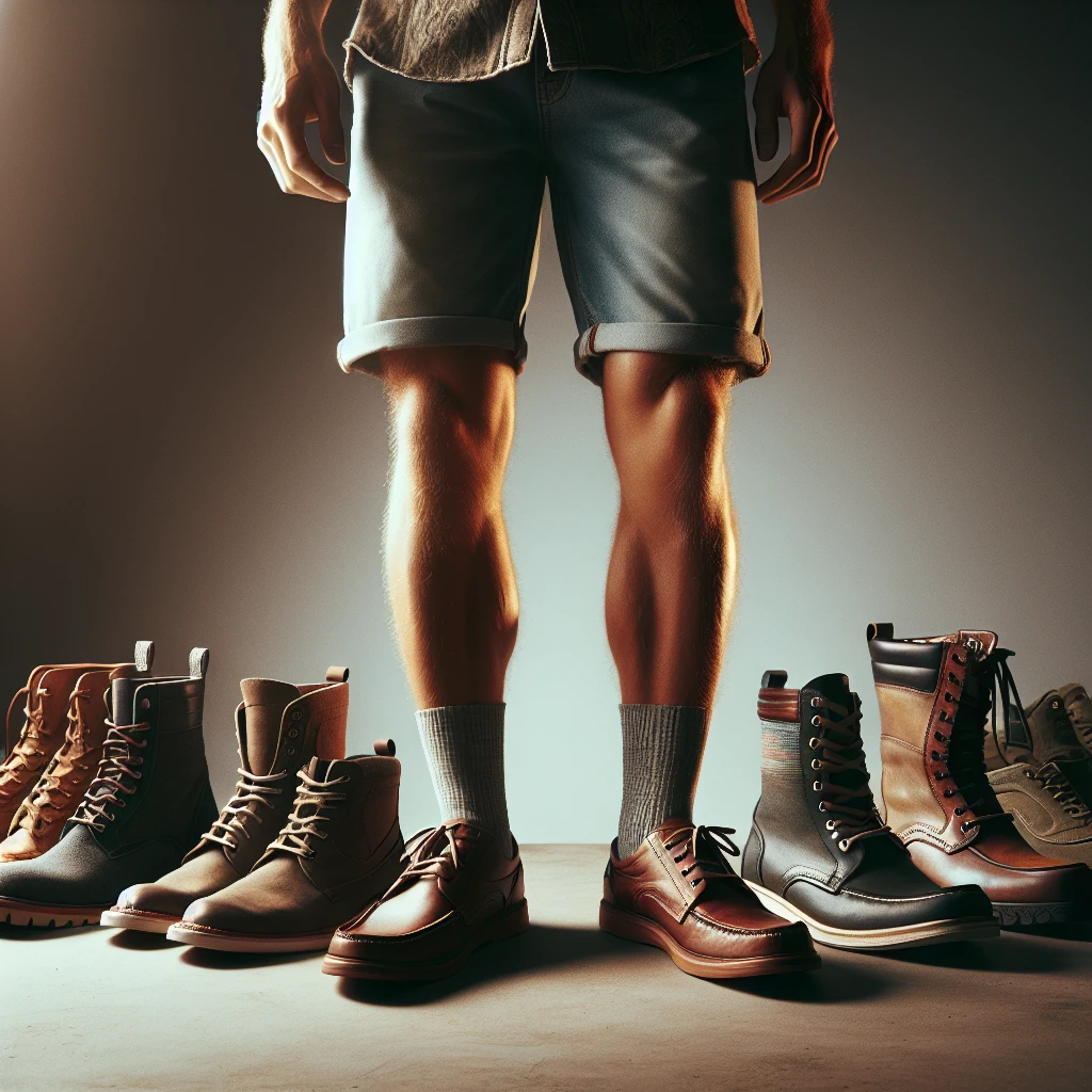 what shoes to wear with shorts men 