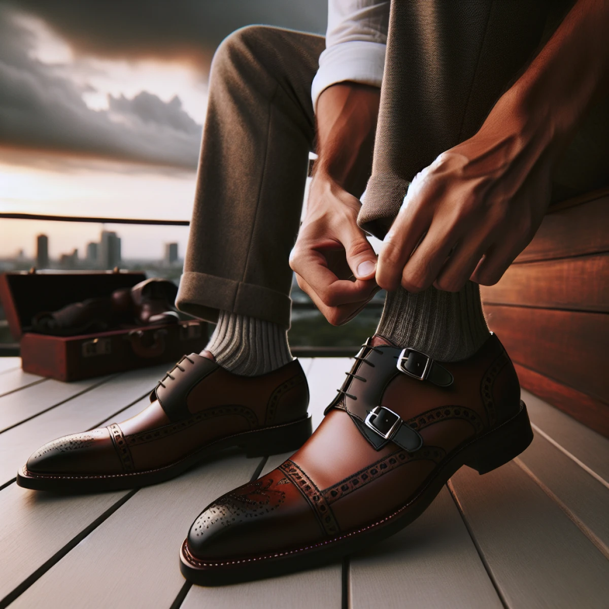 how to fit double monk strap shoes