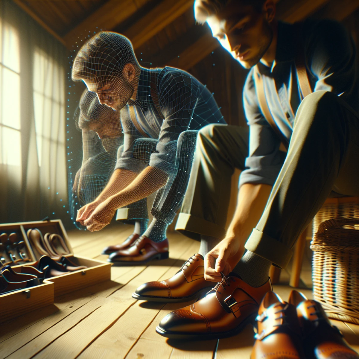 how to put on monk strap shoes