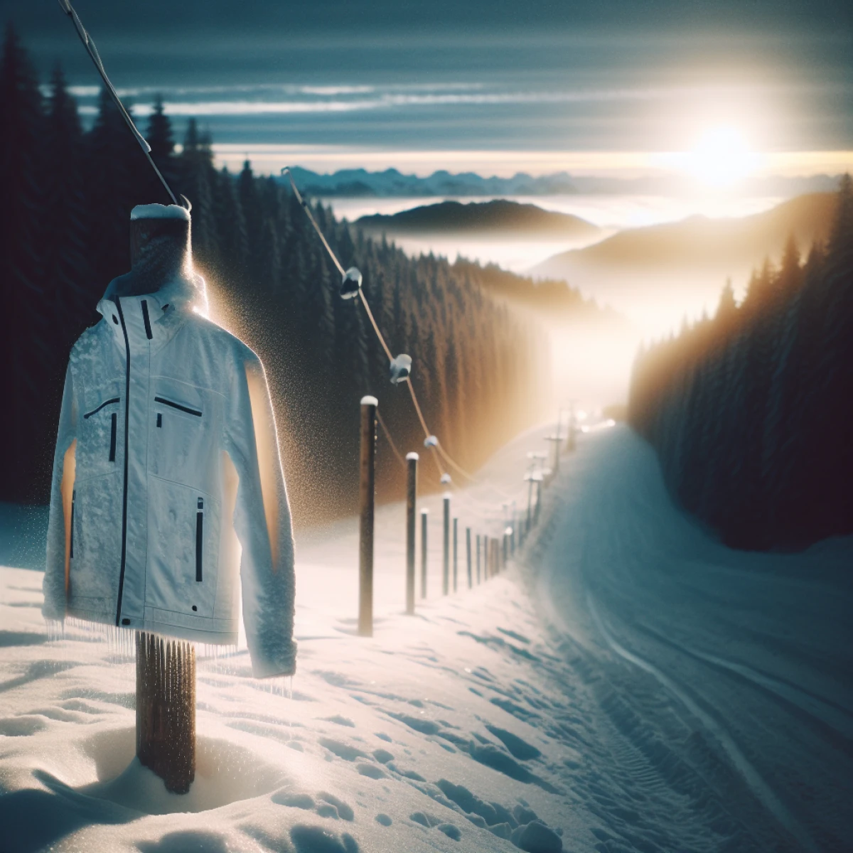 how to clean a white ski jacket