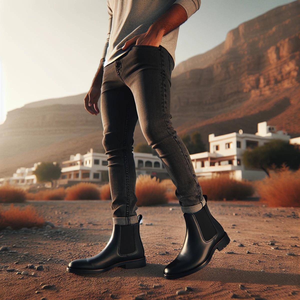 black chelsea boots men what to wear with