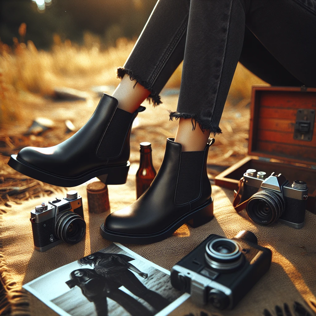 how to style black chelsea boots women