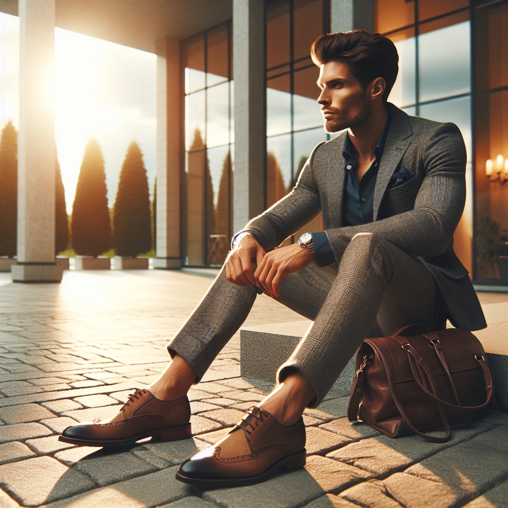 what to wear with brown shoes men 