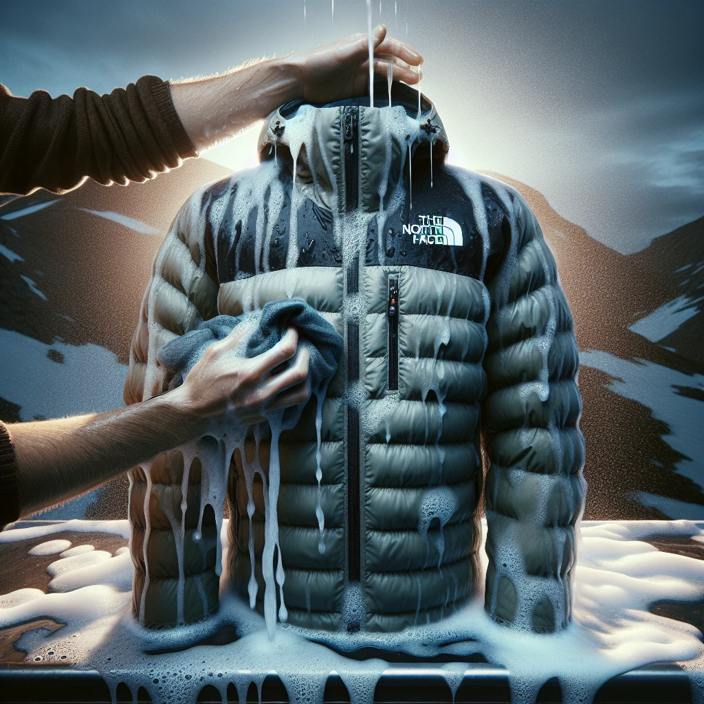 how to wash north face ski jacket