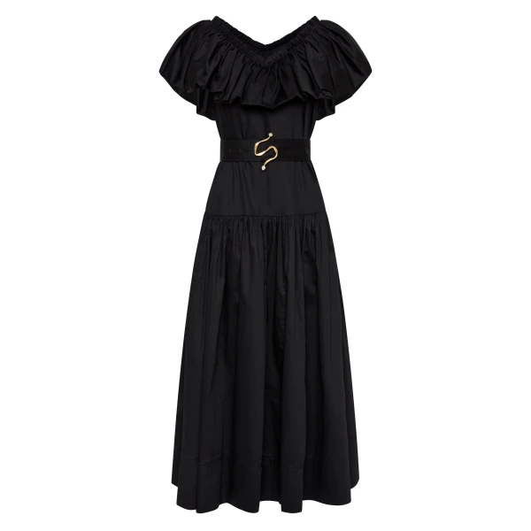 Aje Black dress