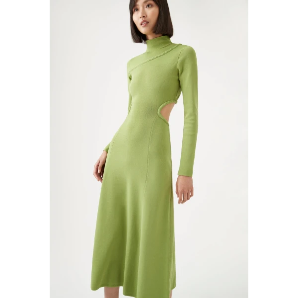 Amelie Braided Cut Out Knit Dress