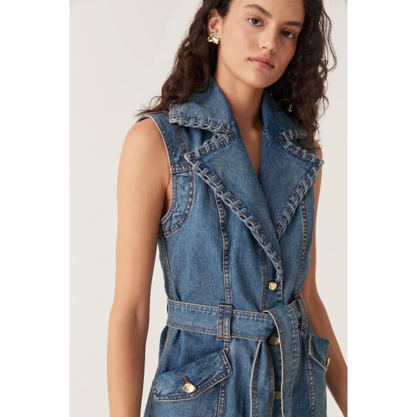 Balance Denim Mini Dress