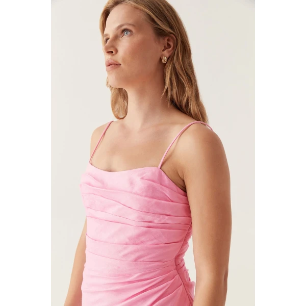 Clarice Draped Maxi Dress