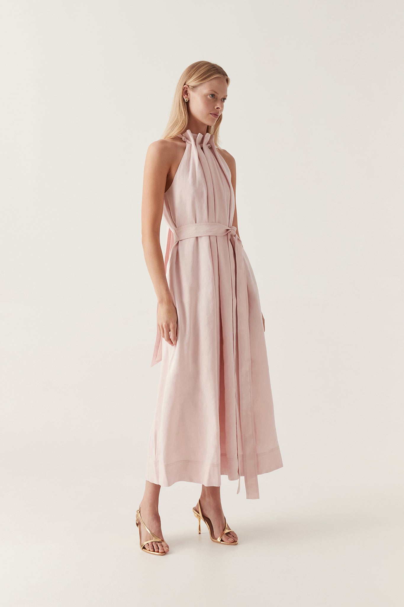 追跡便【Aje.】Mariel Trapeze Midi Dress バックタイリボン 追跡便【Aje.】Mariel Trapeze Midi Dress バックタイリボン