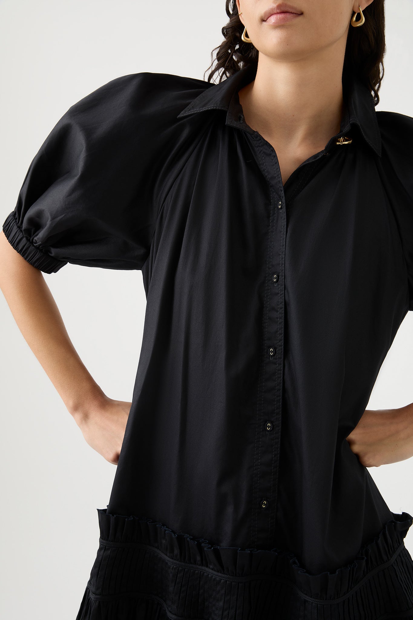 Novella Midi Smock Dress | Coveti