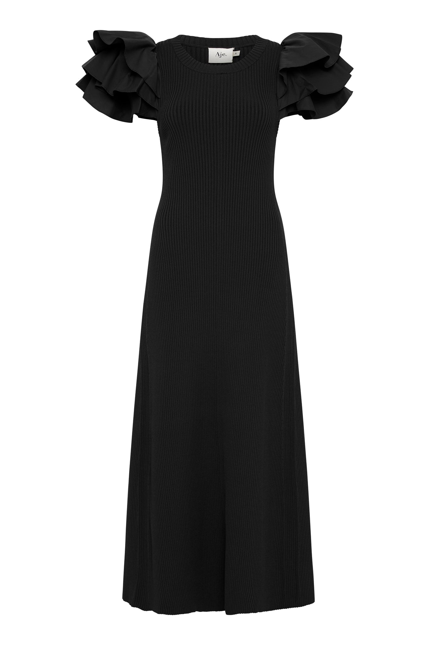 Aje Black dress