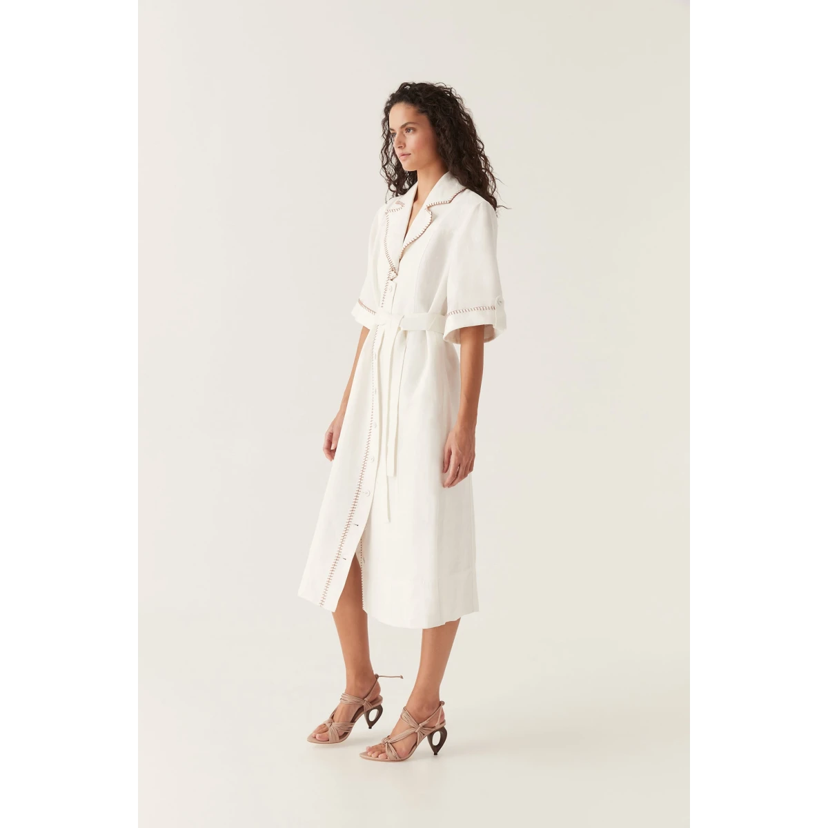 Sahira Barbstitch Midi Dress