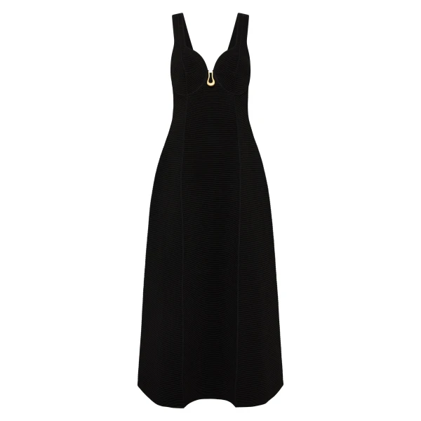 Aje Black dress