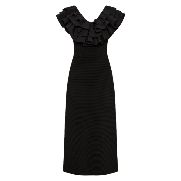 Aje Black dress