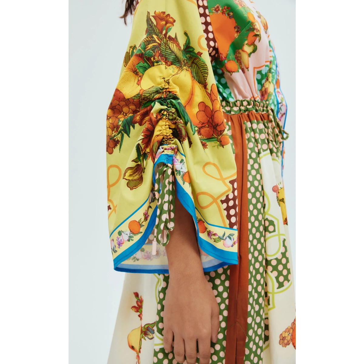 Alemais Lemonis Drawstring Cotton Shirt Dress