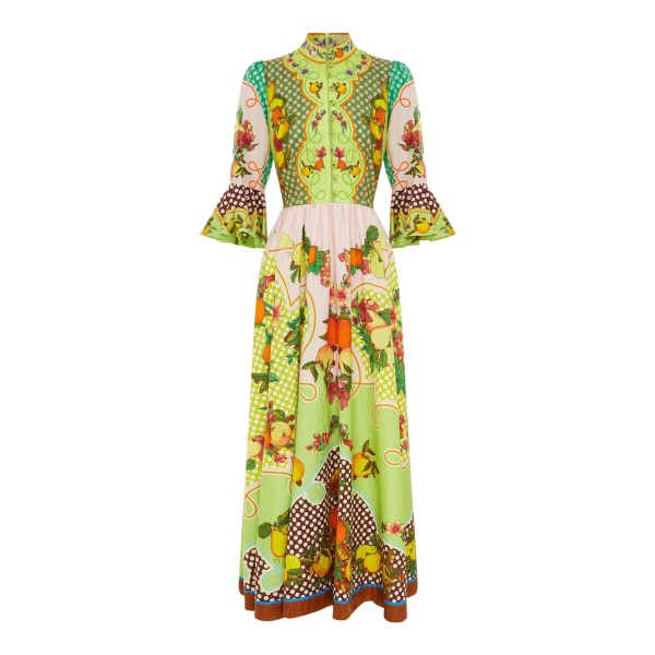 Alemais Lemonis Jacquard Midi Dress