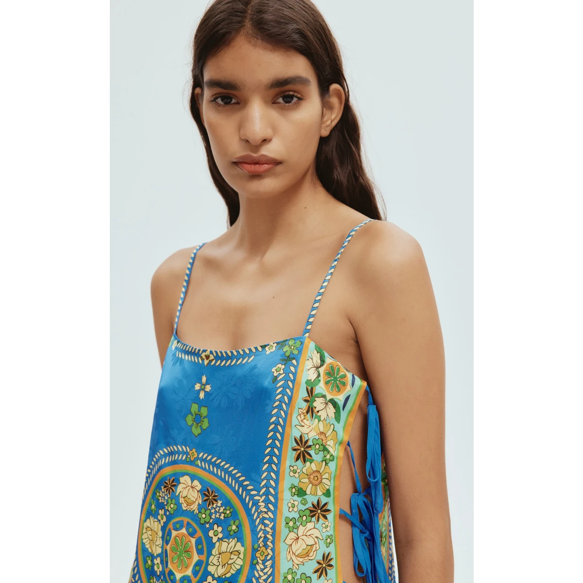 Alemais Linda Printed-Jacquard Top