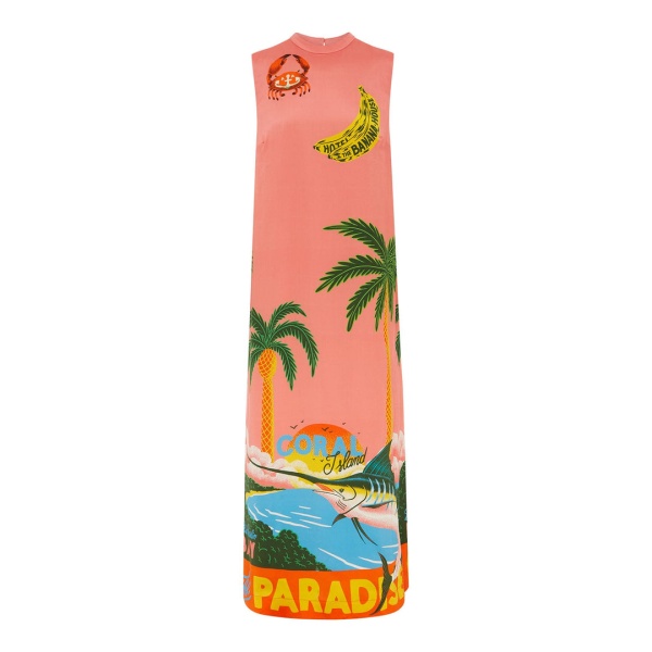 Alemais Paradiso Silk Midi Dress