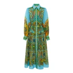 Alemais Sofie Printed Ramie Shirt Dress Alemais Sofie Printed Ramie Shirt Dress