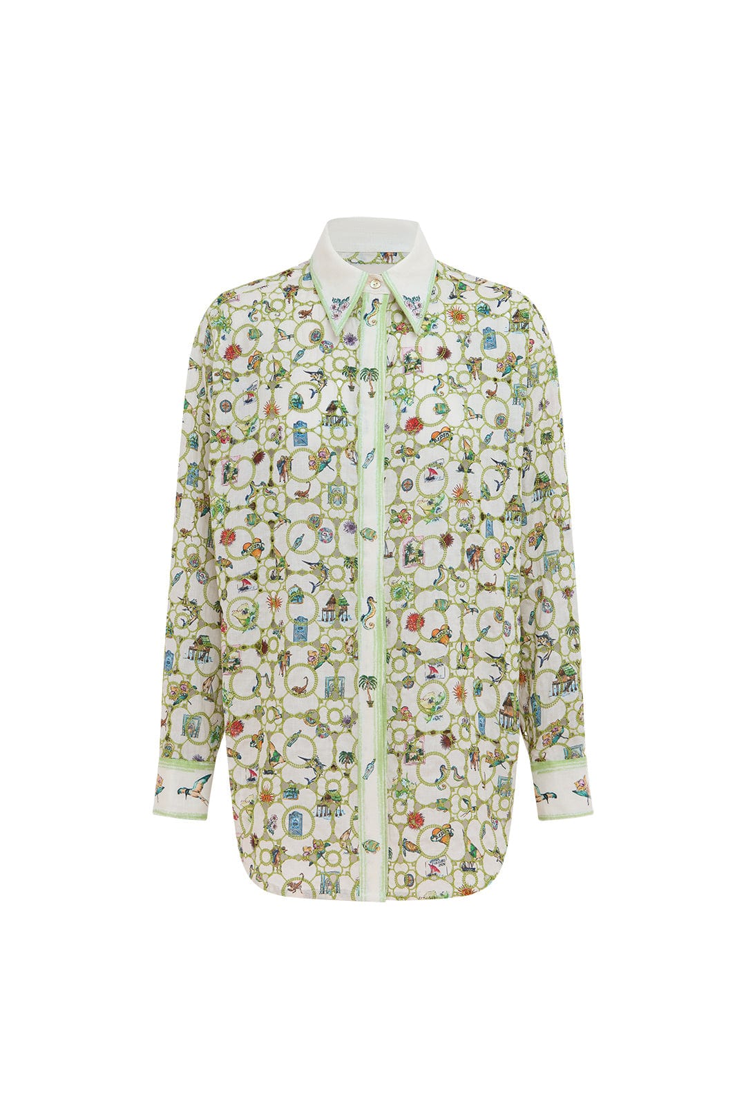 Alemais Sunset Broderie Shirt