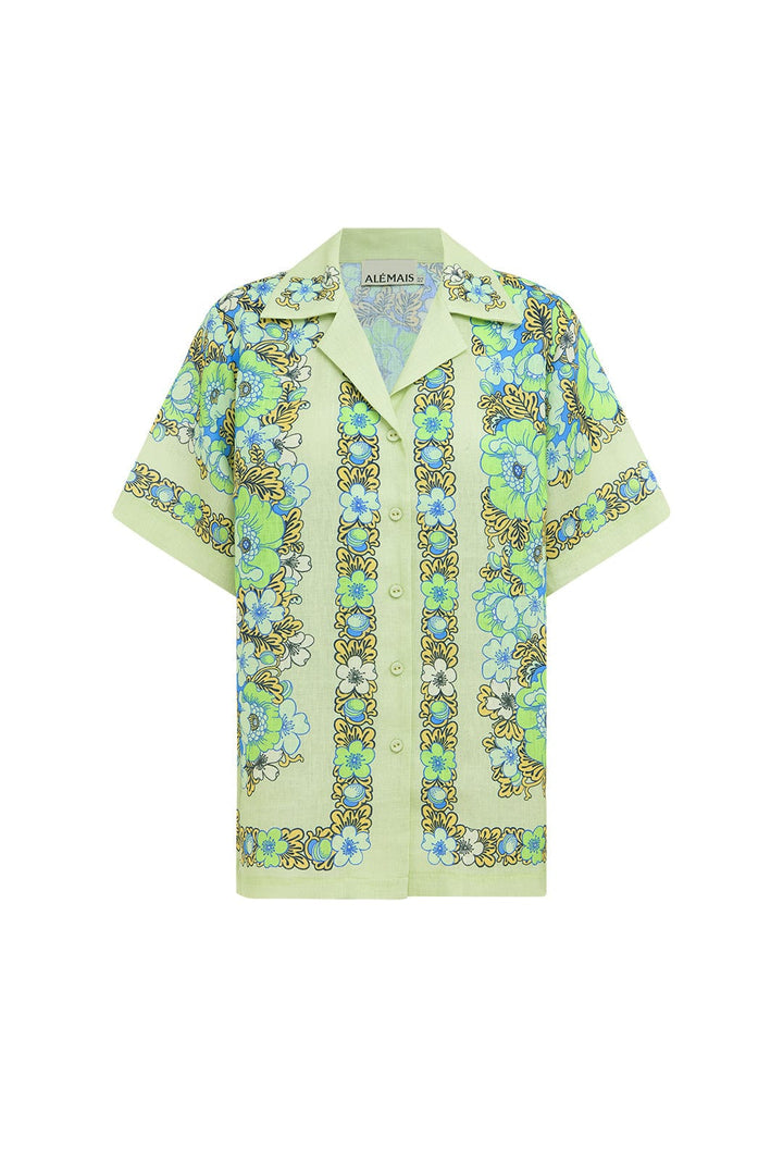 Alemais Velma Oversized Linen Shirt