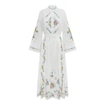 Alemais Willa Embroidered Shirtdress