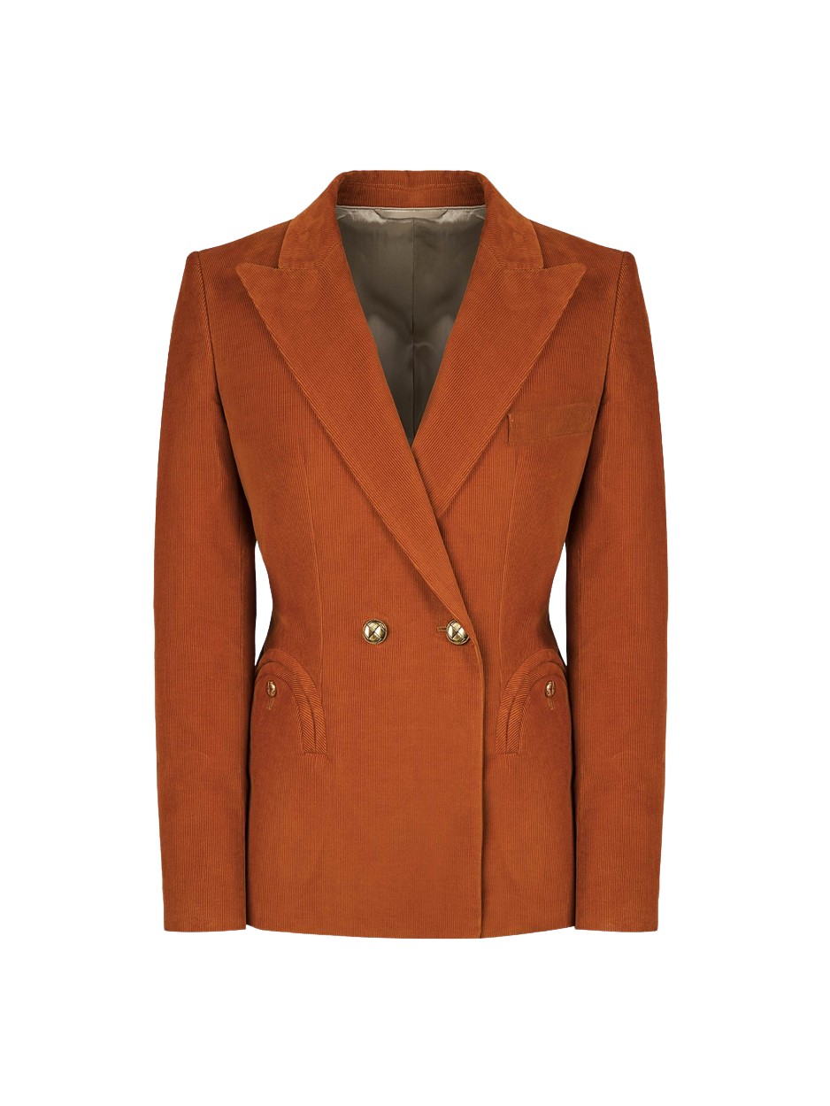 Pacelli Solid 2 Button Orange Blazer BLAIR-70019 main image 1
