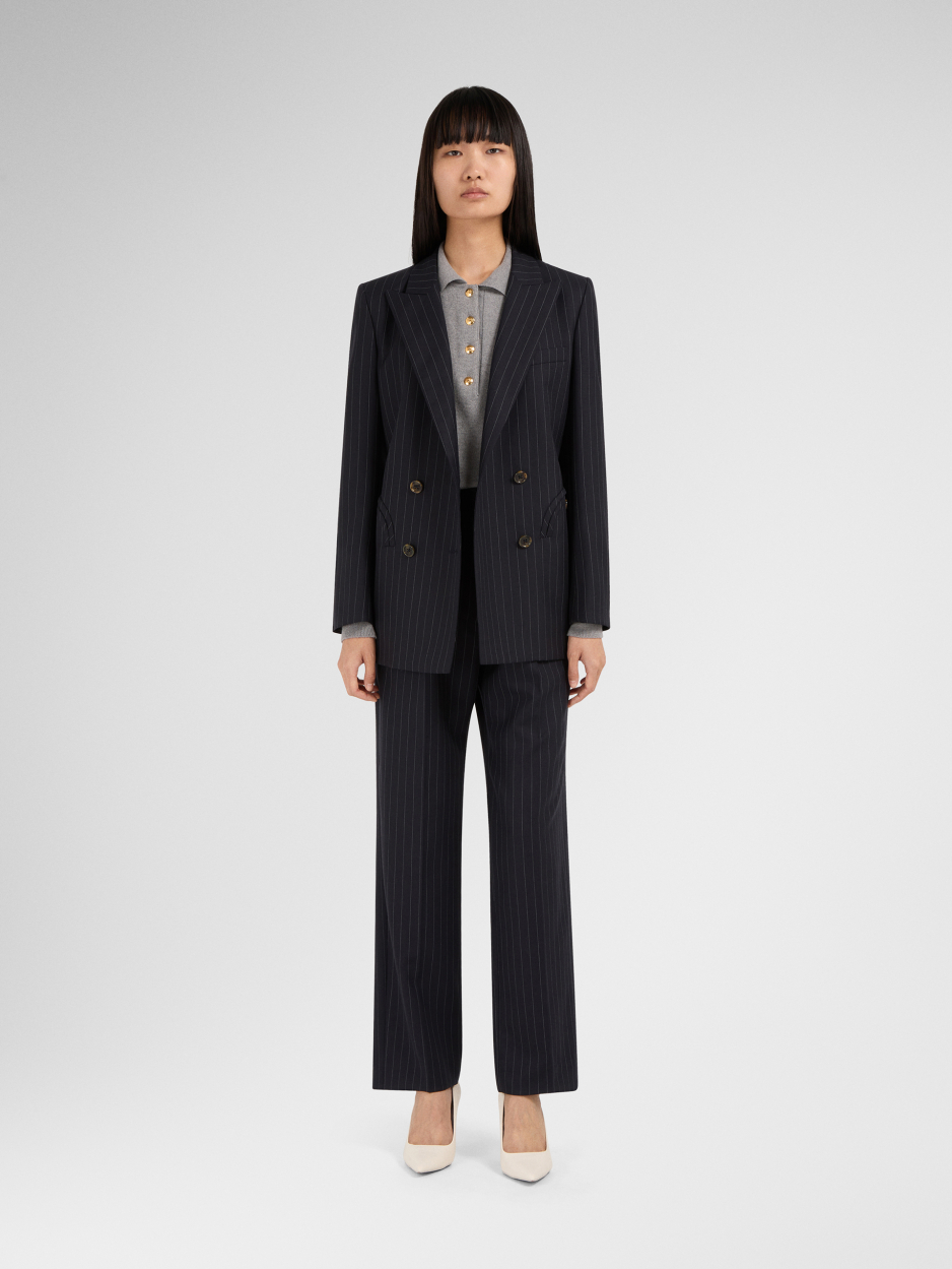 Chemisier femme boutonné noir blanc bleu Alfred Dunner taille 20W