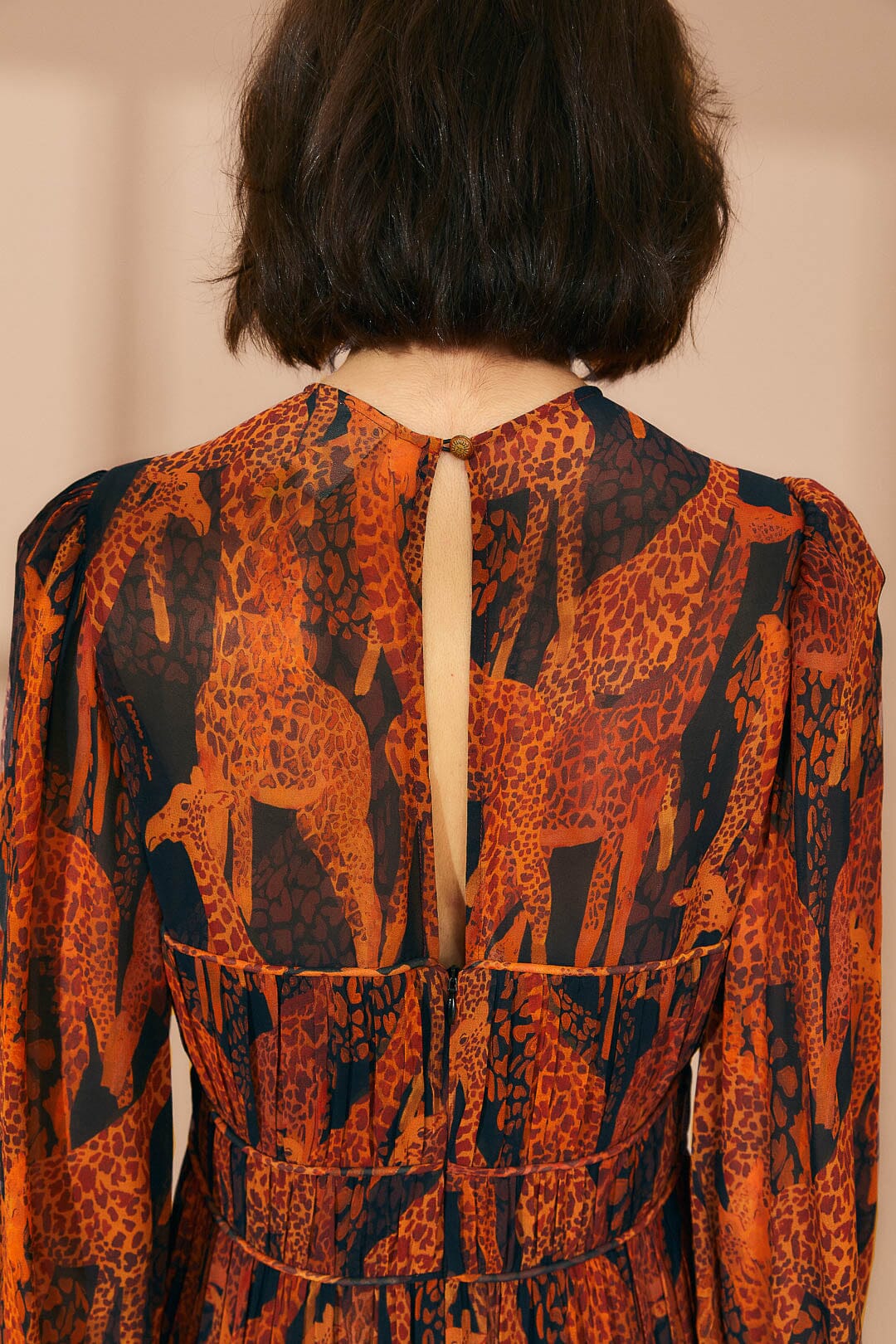 Swahili 'Giraffe Walk' Pocket Maxi Dress main image 1