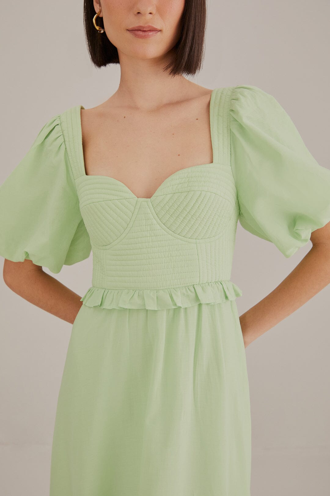 Green Safari Short Dress