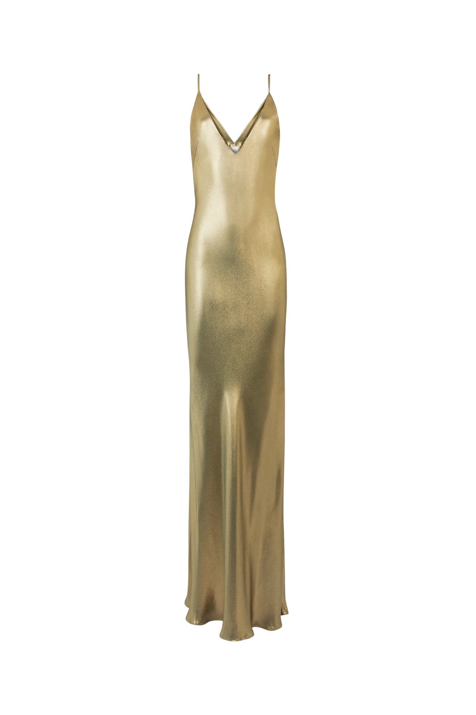 Galvan London Galvanized Slip Dress Gold62078 nobg
