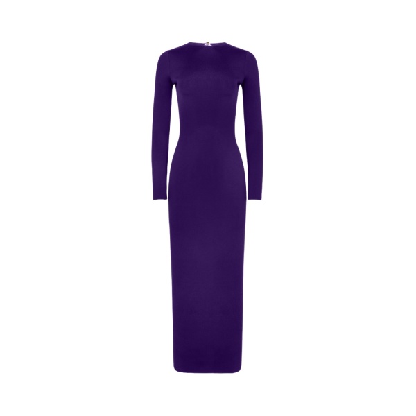 Galvan London Globe Chain Vega Dress Purple55992 nobg