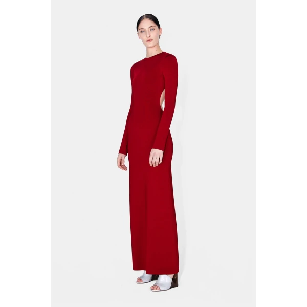 Globe Chain Vega Dress - Rouge Piaf