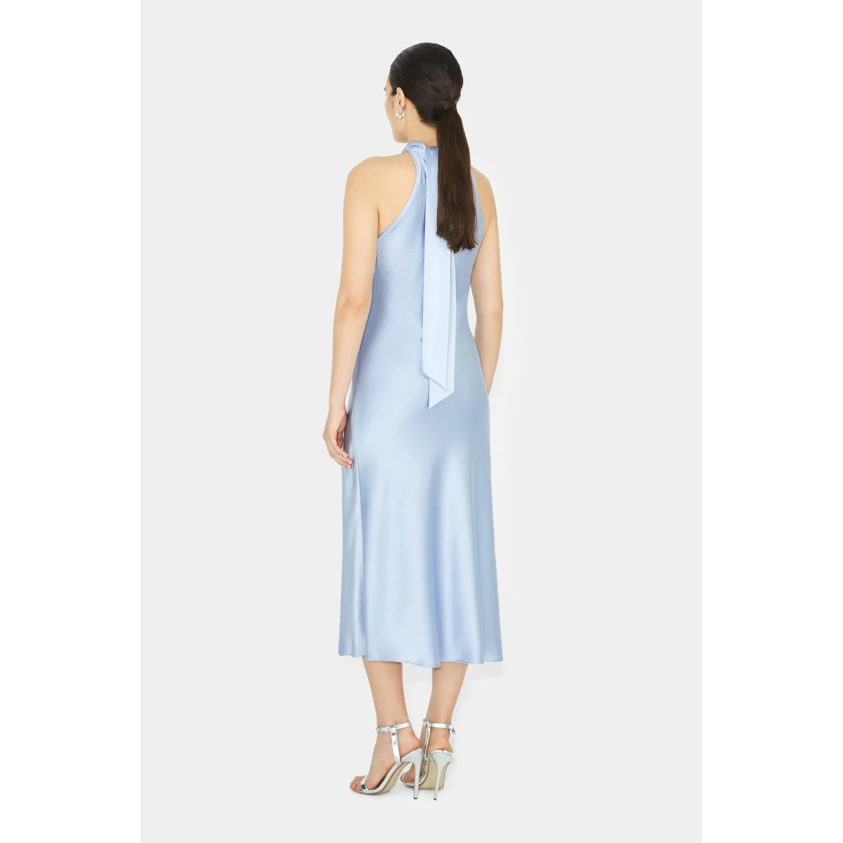 Scallop Sienna Dress - Ice Blue