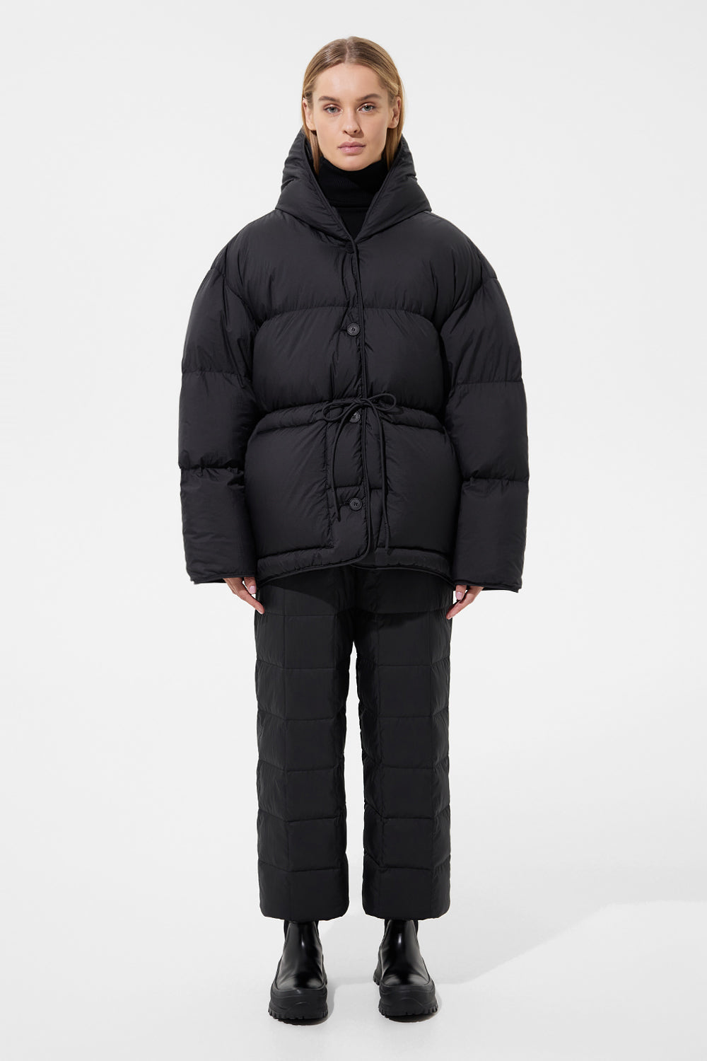 IENKI IENKI｜DOWN JACKETS (COZY CLOUD JACKET-MICRO BLACK Cozy Cloud Jacket Micro Black