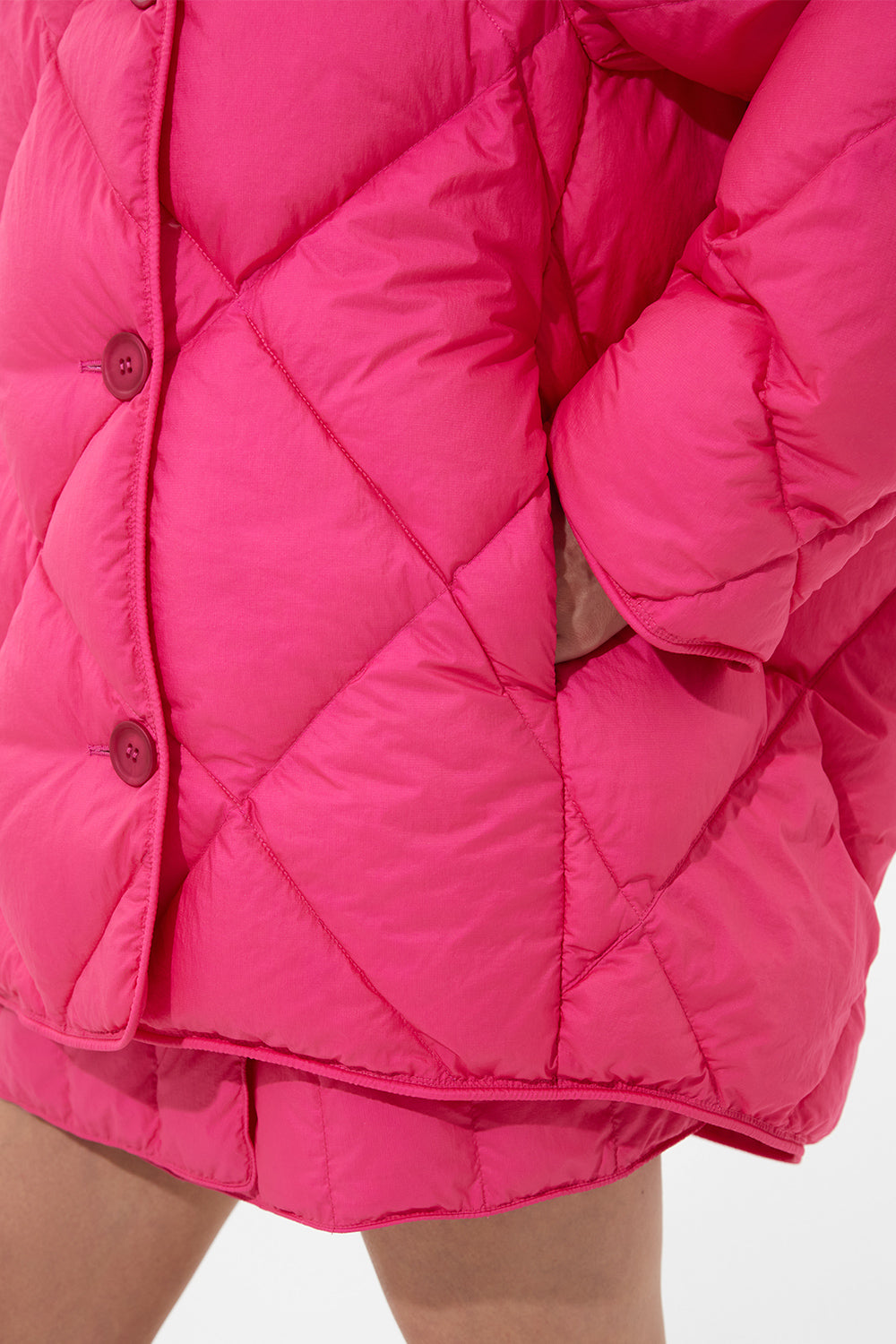 Yuanqi Peach Pink Sweater Jacket