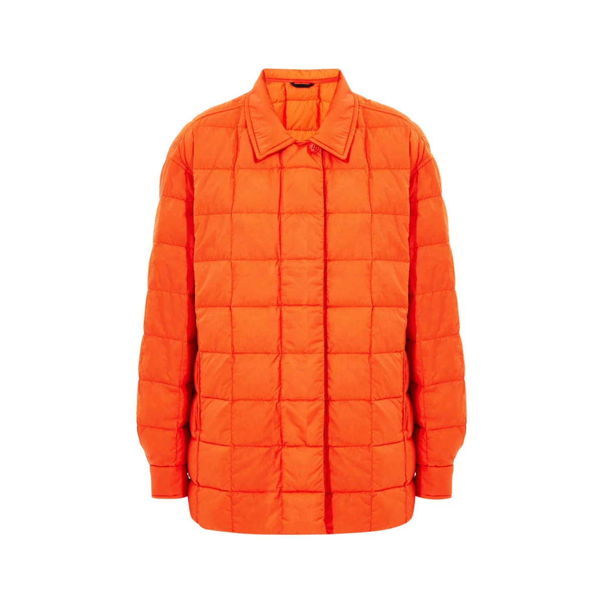 Ienki Ienki Kalik Down Shirt Micro Brick Orange scaled91176 nobg