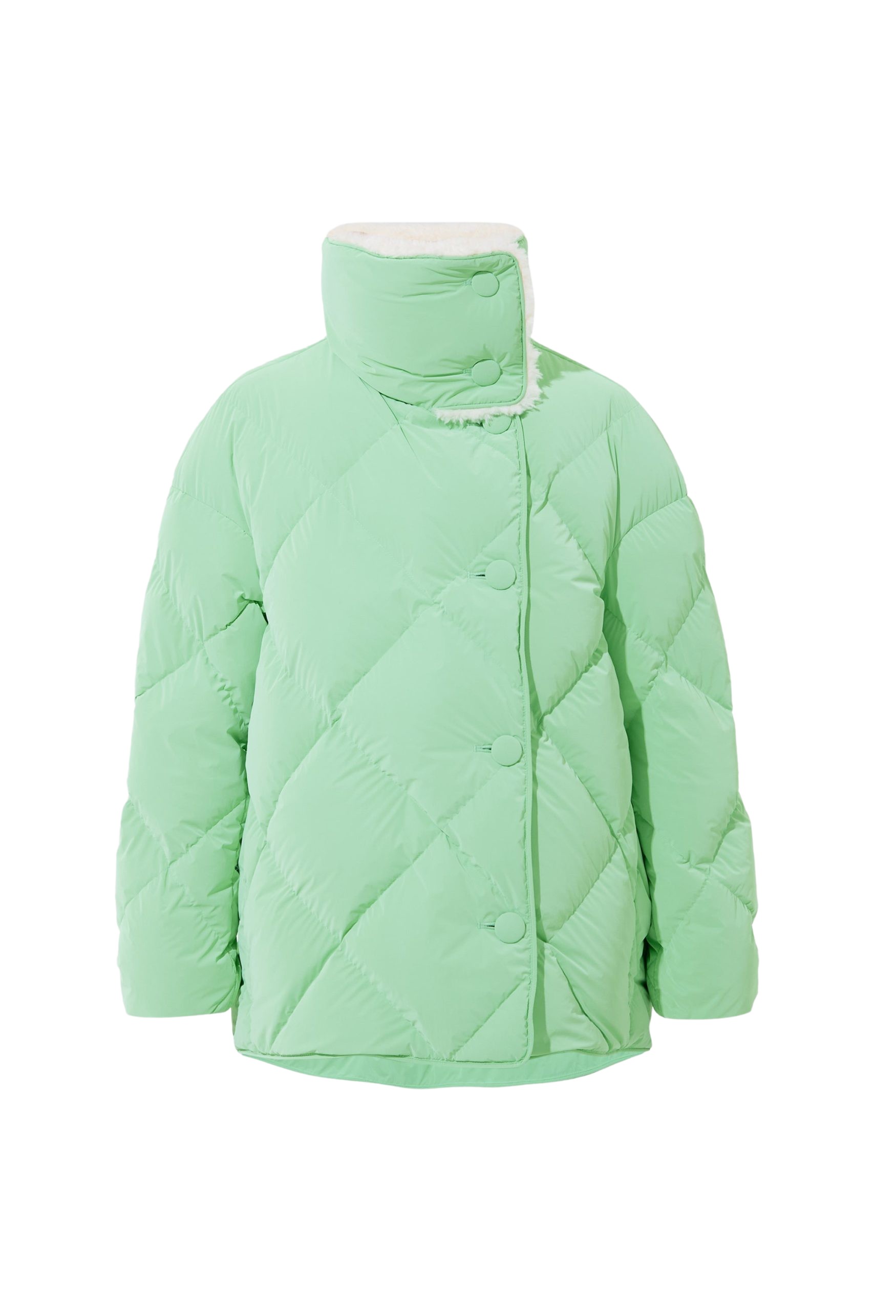 Ienki Ienki Shearling Queen Jacket Powder Mint scaled64866 nobg