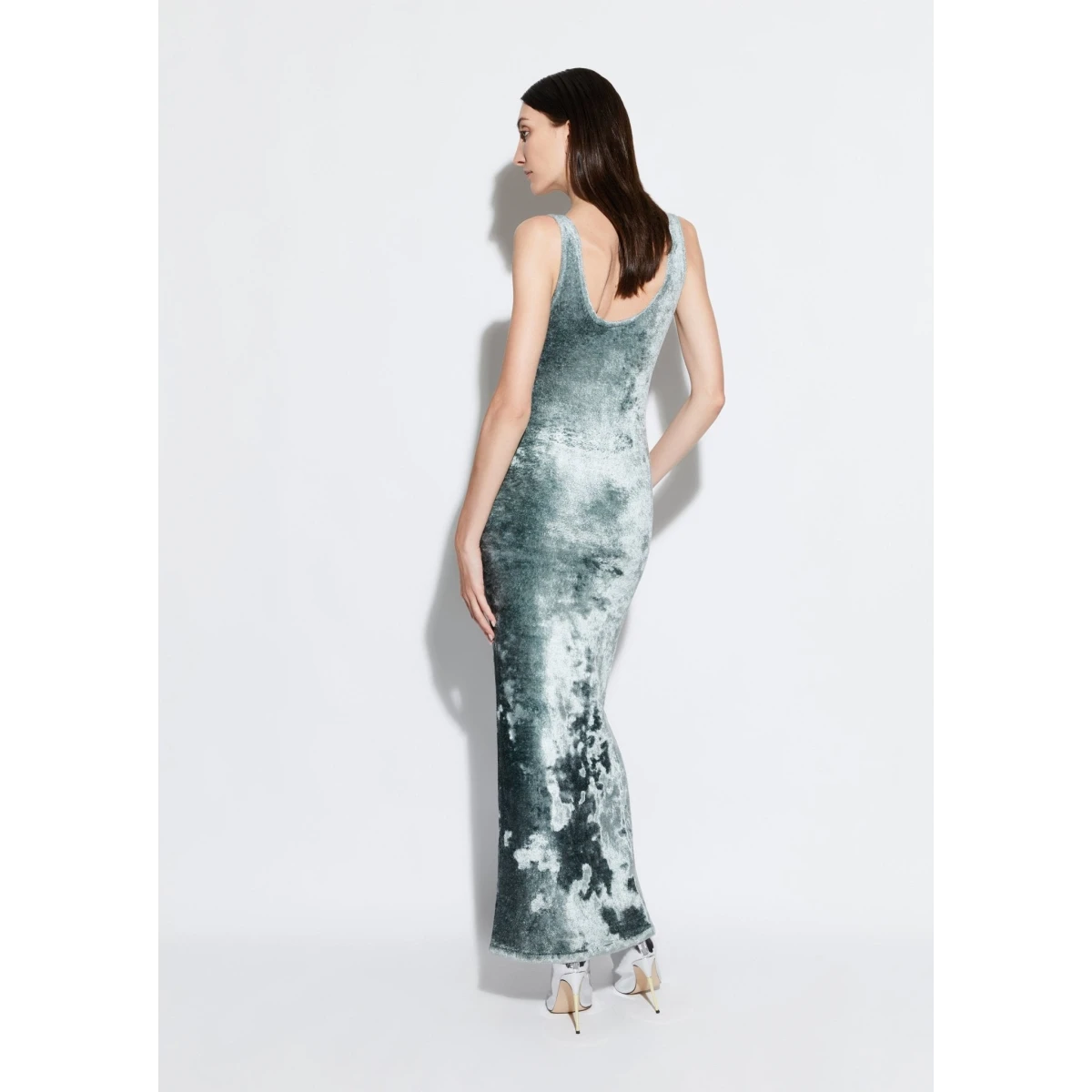 Lapointe Velvet Scoop Neck Dress Contemporary Ready to Wear Designer