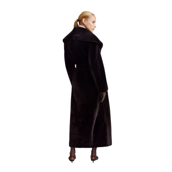 Nour Hammour Plush Longline Shearling Coat 4 scaled63922 nobg