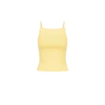 Shona Joy Basic High Neck Top Lemon65071 nobg