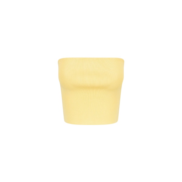 Shona Joy Basic Tube Top Lemon41197 nobg