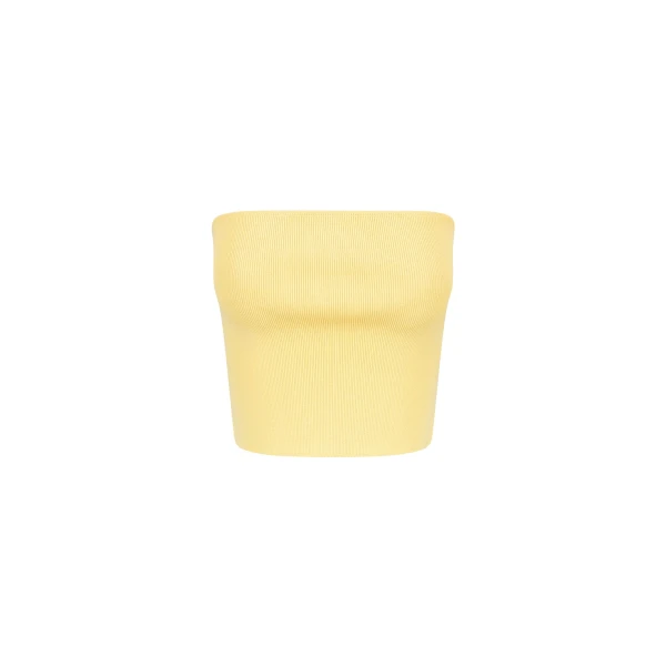 Shona Joy Basic Tube Top Lemon41197 nobg