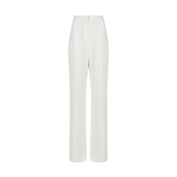 Shona Joy La Lune Otto Mid Rise Straight Pant Ivory53064 nobg