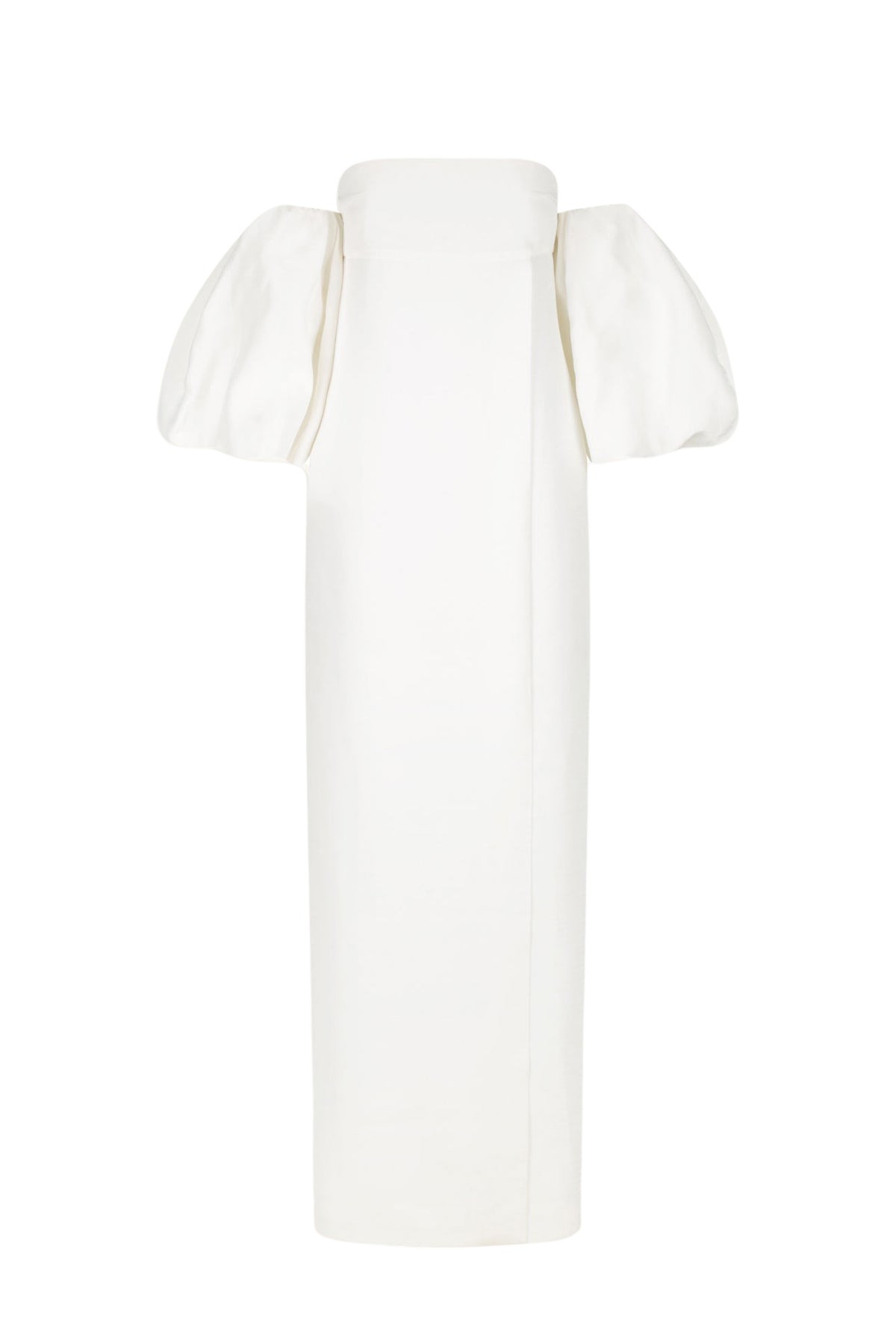 [SHONA JOY] * LA LUNE OTTO PUFF SLEEVE COLUMN *マキシドレス La Lune Otto Puff Sleeve Column Maxi Dress | Ivory | Dresses