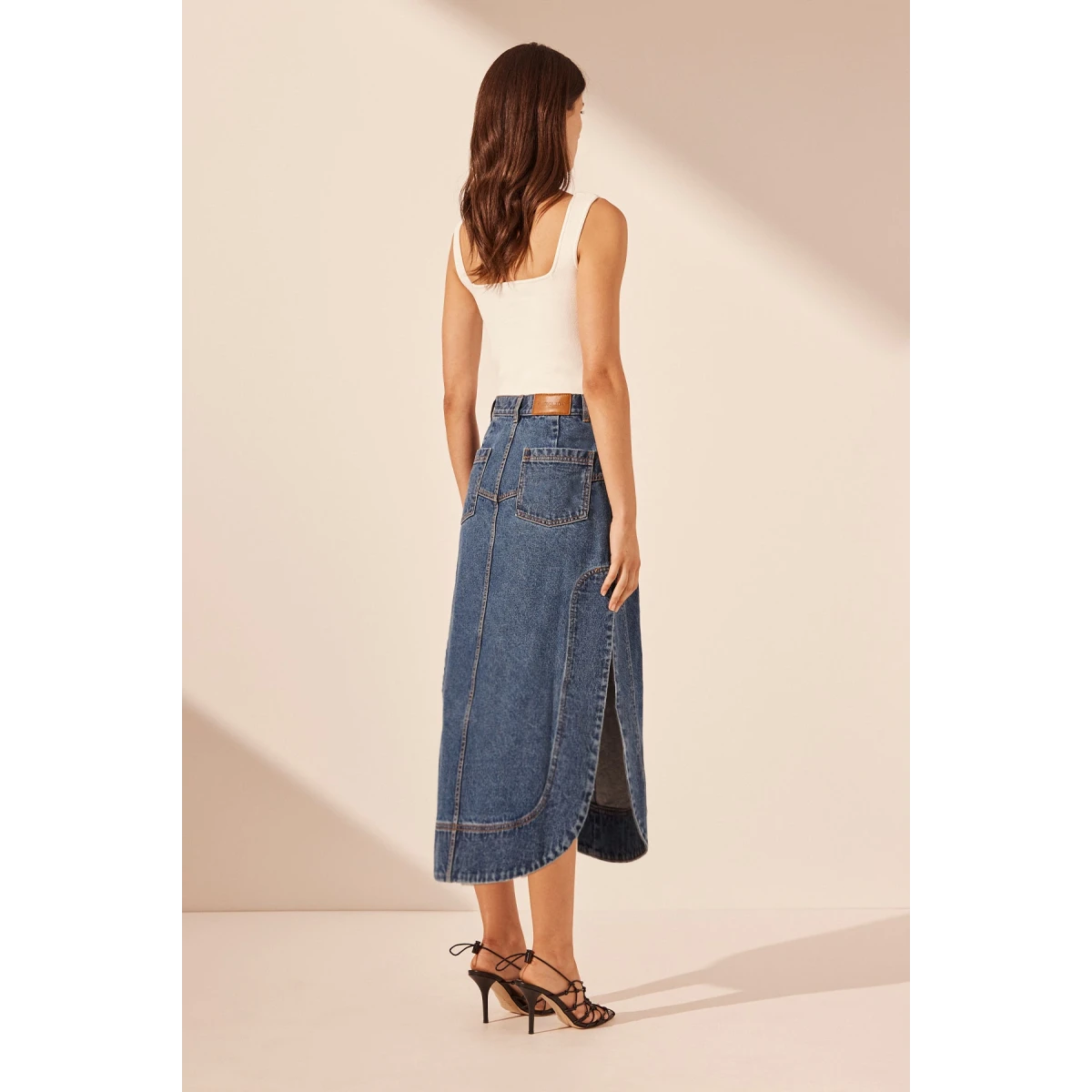 Shona Joy Raquel Petal Midi Skirt