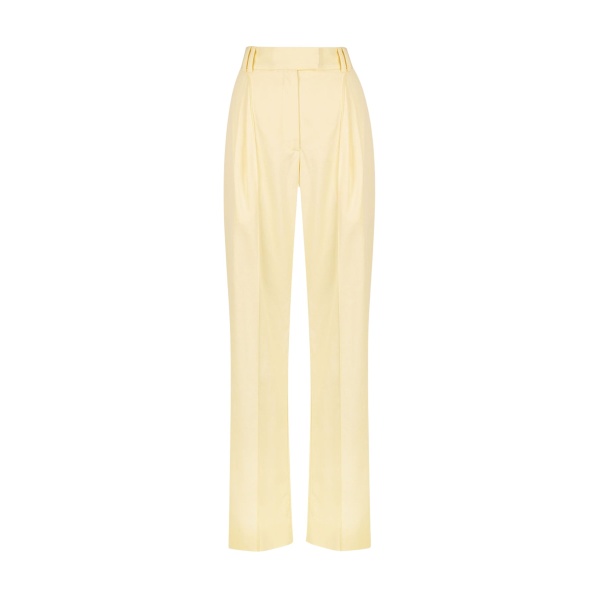 Shona Joy Sara Low Rise Slouch Pant Lemon33018 nobg