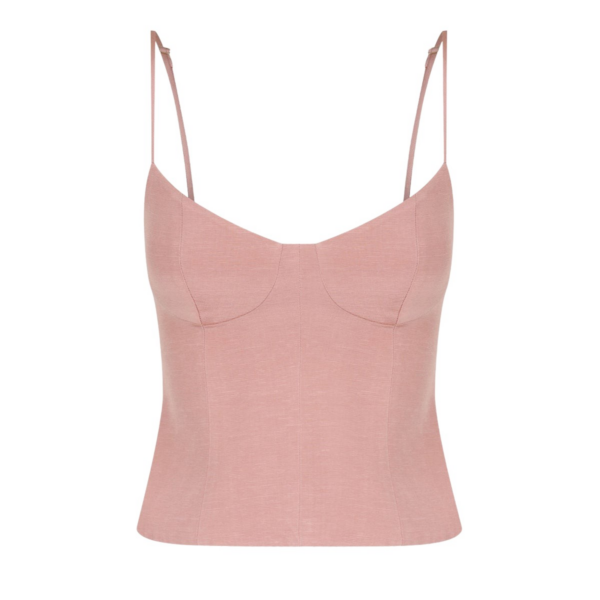 Shona Joy Vento Panelled Bustier Rose Dawn73562 nobg