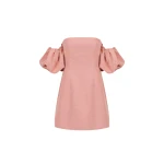 Shona Joy Vento Puff Sleeve Contour Mini Dress Rose Dawn93783 nobg